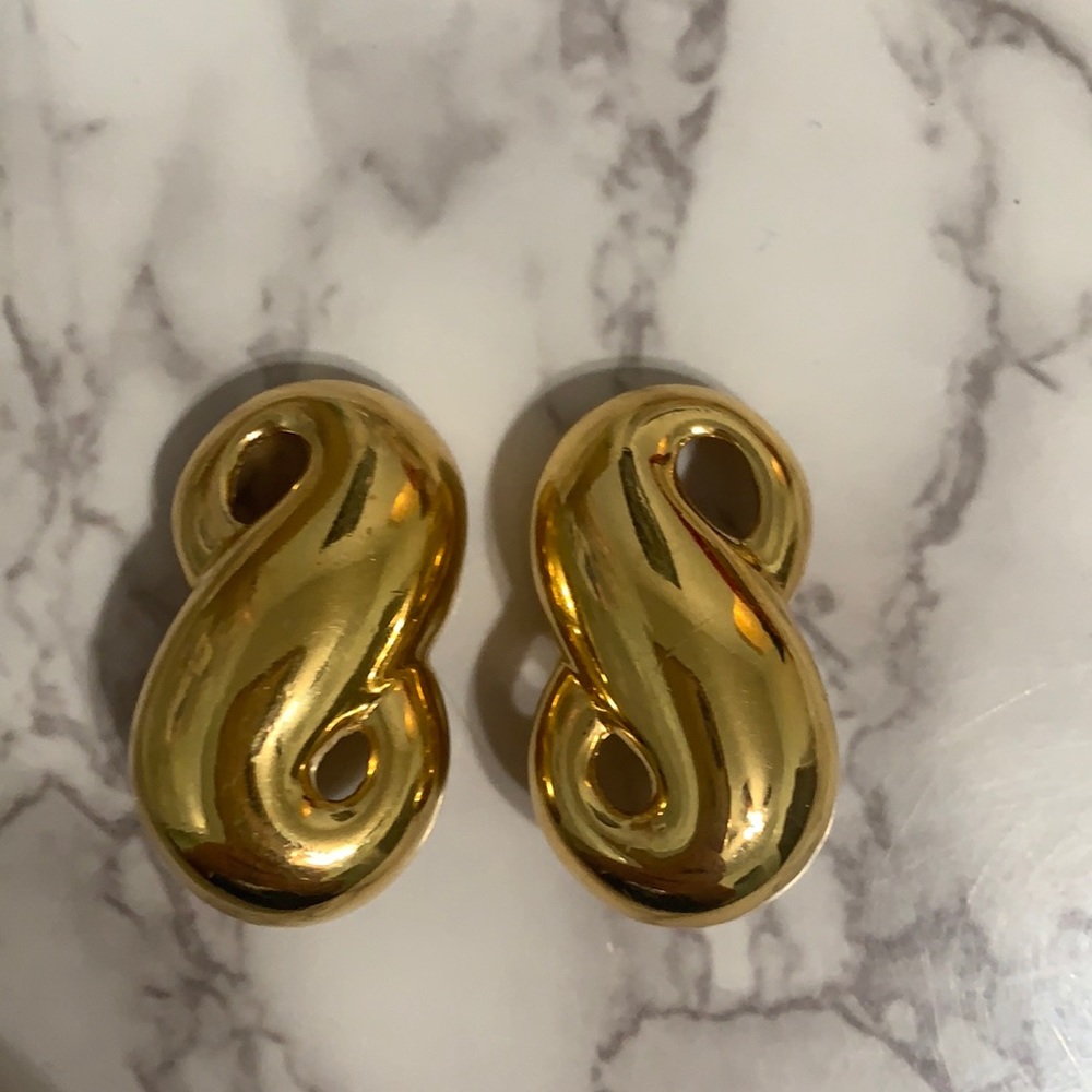 Vintage Givenchy Gold Clip on earrings